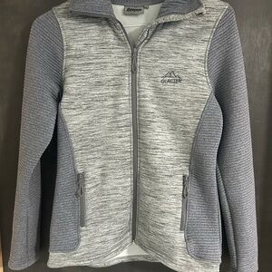 Glacier men’s Full-Zip Gray Sweatshirt
